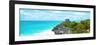 ¡Viva Mexico! Panoramic Collection - Caribbean Coastline in Tulum IX-Philippe Hugonnard-Framed Photographic Print