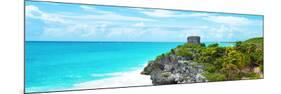 ¡Viva Mexico! Panoramic Collection - Caribbean Coastline in Tulum IX-Philippe Hugonnard-Mounted Photographic Print