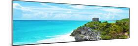 ¡Viva Mexico! Panoramic Collection - Caribbean Coastline in Tulum IX-Philippe Hugonnard-Mounted Photographic Print