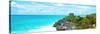 ¡Viva Mexico! Panoramic Collection - Caribbean Coastline in Tulum IX-Philippe Hugonnard-Stretched Canvas