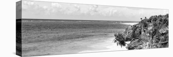 ¡Viva Mexico! Panoramic Collection - Caribbean Coastline in Tulum V-Philippe Hugonnard-Stretched Canvas