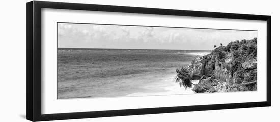 ¡Viva Mexico! Panoramic Collection - Caribbean Coastline in Tulum V-Philippe Hugonnard-Framed Photographic Print