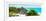 ¡Viva Mexico! Panoramic Collection - Caribbean Coastline in Tulum VI-Philippe Hugonnard-Framed Photographic Print