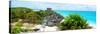 ¡Viva Mexico! Panoramic Collection - Caribbean Coastline in Tulum VI-Philippe Hugonnard-Stretched Canvas