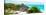¡Viva Mexico! Panoramic Collection - Caribbean Coastline in Tulum VI-Philippe Hugonnard-Stretched Canvas