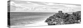 ¡Viva Mexico! Panoramic Collection - Caribbean Coastline in Tulum X-Philippe Hugonnard-Stretched Canvas