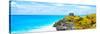 ¡Viva Mexico! Panoramic Collection - Caribbean Coastline in Tulum XI-Philippe Hugonnard-Stretched Canvas