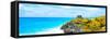 ¡Viva Mexico! Panoramic Collection - Caribbean Coastline in Tulum XI-Philippe Hugonnard-Framed Stretched Canvas