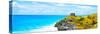 ¡Viva Mexico! Panoramic Collection - Caribbean Coastline in Tulum XI-Philippe Hugonnard-Stretched Canvas