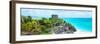 ¡Viva Mexico! Panoramic Collection - Caribbean Coastline in Tulum XII-Philippe Hugonnard-Framed Photographic Print