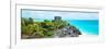 ¡Viva Mexico! Panoramic Collection - Caribbean Coastline in Tulum XII-Philippe Hugonnard-Framed Photographic Print