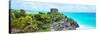 ¡Viva Mexico! Panoramic Collection - Caribbean Coastline in Tulum XII-Philippe Hugonnard-Stretched Canvas