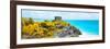 ¡Viva Mexico! Panoramic Collection - Caribbean Coastline in Tulum XIII-Philippe Hugonnard-Framed Photographic Print