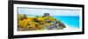 ¡Viva Mexico! Panoramic Collection - Caribbean Coastline in Tulum XIII-Philippe Hugonnard-Framed Photographic Print