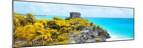 ¡Viva Mexico! Panoramic Collection - Caribbean Coastline in Tulum XIII-Philippe Hugonnard-Mounted Photographic Print