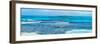 ¡Viva Mexico! Panoramic Collection - Caribbean Coastline overlooking Cancun-Philippe Hugonnard-Framed Photographic Print