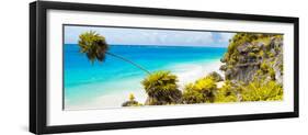 ¡Viva Mexico! Panoramic Collection - Caribbean Coastline - Tulum I-Philippe Hugonnard-Framed Photographic Print