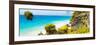 ¡Viva Mexico! Panoramic Collection - Caribbean Coastline - Tulum I-Philippe Hugonnard-Framed Photographic Print