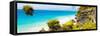 ¡Viva Mexico! Panoramic Collection - Caribbean Coastline - Tulum I-Philippe Hugonnard-Framed Stretched Canvas