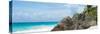 ¡Viva Mexico! Panoramic Collection - Caribbean Coastline - Tulum II-Philippe Hugonnard-Stretched Canvas
