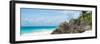 ¡Viva Mexico! Panoramic Collection - Caribbean Coastline - Tulum II-Philippe Hugonnard-Framed Photographic Print