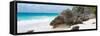 ?Viva Mexico! Panoramic Collection - Caribbean Coastline - Tulum IV-Philippe Hugonnard-Framed Stretched Canvas
