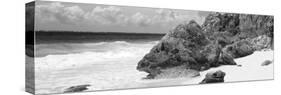 ¡Viva Mexico! Panoramic Collection - Caribbean Coastline - Tulum V-Philippe Hugonnard-Stretched Canvas