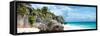 ?Viva Mexico! Panoramic Collection - Caribbean Coastline - Tulum VI-Philippe Hugonnard-Framed Stretched Canvas
