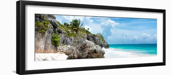 ?Viva Mexico! Panoramic Collection - Caribbean Coastline - Tulum VI-Philippe Hugonnard-Framed Photographic Print