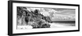 ¡Viva Mexico! Panoramic Collection - Caribbean Coastline - Tulum VII-Philippe Hugonnard-Framed Photographic Print