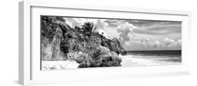 ¡Viva Mexico! Panoramic Collection - Caribbean Coastline - Tulum VII-Philippe Hugonnard-Framed Photographic Print