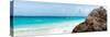 ¡Viva Mexico! Panoramic Collection - Caribbean Coastline - Tulum VIII-Philippe Hugonnard-Stretched Canvas