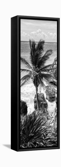 ?Viva Mexico! Panoramic Collection - Caribbean Coastline - Tulum X-Philippe Hugonnard-Framed Stretched Canvas