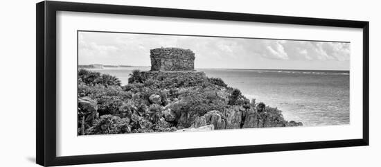 ¡Viva Mexico! Panoramic Collection - Caribbean Coastline - Tulum XI-Philippe Hugonnard-Framed Photographic Print