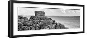 ¡Viva Mexico! Panoramic Collection - Caribbean Coastline - Tulum XI-Philippe Hugonnard-Framed Photographic Print