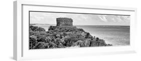 ¡Viva Mexico! Panoramic Collection - Caribbean Coastline - Tulum XI-Philippe Hugonnard-Framed Photographic Print