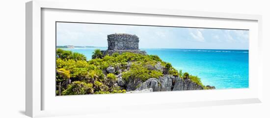 ¡Viva Mexico! Panoramic Collection - Caribbean Coastline - Tulum XII-Philippe Hugonnard-Framed Photographic Print