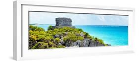 ¡Viva Mexico! Panoramic Collection - Caribbean Coastline - Tulum XII-Philippe Hugonnard-Framed Photographic Print