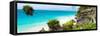 ?Viva Mexico! Panoramic Collection - Caribbean Coastline - Tulum-Philippe Hugonnard-Framed Stretched Canvas