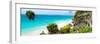 ?Viva Mexico! Panoramic Collection - Caribbean Coastline - Tulum-Philippe Hugonnard-Framed Photographic Print