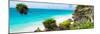 ?Viva Mexico! Panoramic Collection - Caribbean Coastline - Tulum-Philippe Hugonnard-Mounted Premium Photographic Print