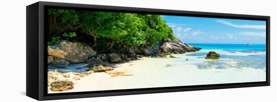 ¡Viva Mexico! Panoramic Collection - Caribbean Coastline V-Philippe Hugonnard-Framed Stretched Canvas