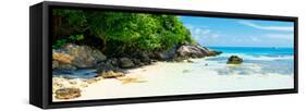 ¡Viva Mexico! Panoramic Collection - Caribbean Coastline V-Philippe Hugonnard-Framed Stretched Canvas