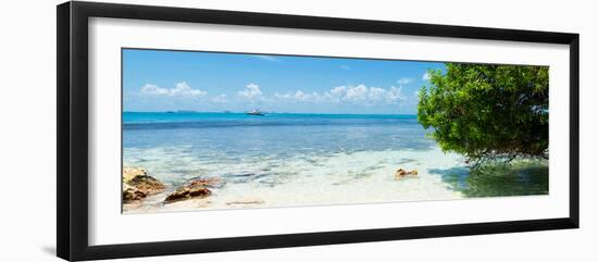 ¡Viva Mexico! Panoramic Collection - Caribbean Coastline-Philippe Hugonnard-Framed Photographic Print