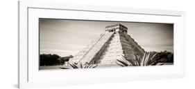 ¡Viva Mexico! Panoramic Collection - Chichen Itza Pyramid II-Philippe Hugonnard-Framed Photographic Print