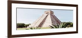 ¡Viva Mexico! Panoramic Collection - Chichen Itza Pyramid III-Philippe Hugonnard-Framed Photographic Print