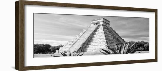 ¡Viva Mexico! Panoramic Collection - Chichen Itza Pyramid IV-Philippe Hugonnard-Framed Photographic Print