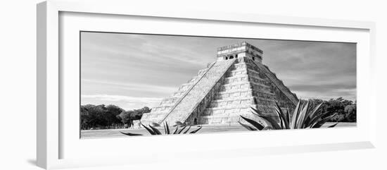 ¡Viva Mexico! Panoramic Collection - Chichen Itza Pyramid IV-Philippe Hugonnard-Framed Photographic Print