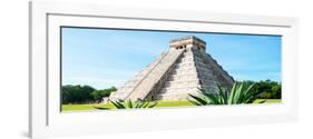 ¡Viva Mexico! Panoramic Collection - Chichen Itza Pyramid-Philippe Hugonnard-Framed Photographic Print