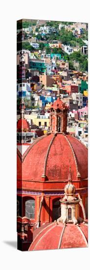 ¡Viva Mexico! Panoramic Collection - Church Domes Guanajuato-Philippe Hugonnard-Stretched Canvas